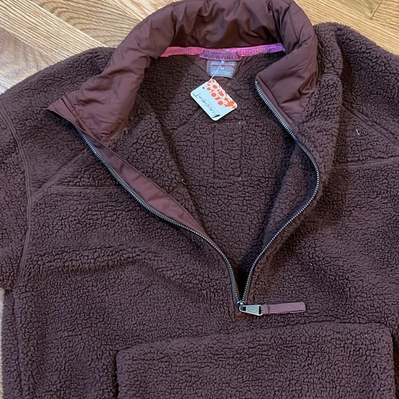 Free People View Point Midi Fleece Size XS NWT - Picture 11 of 16